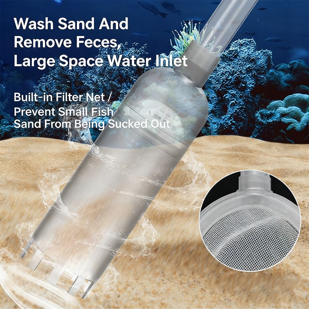 Marine Aquarium Water Change - Nowa pompa do czyszczenia żwiru w