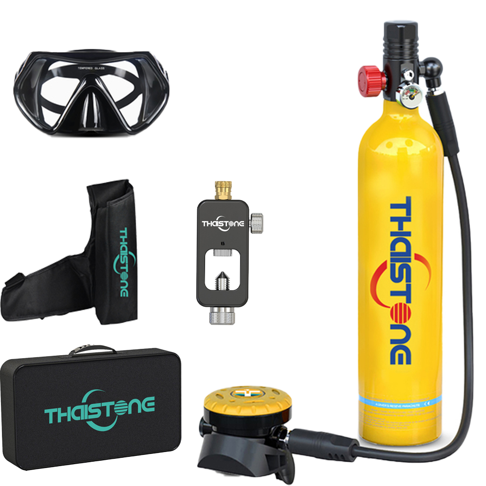 Marine Aquarium Equipment - THAISTONE-1L Przenośny Zbiornik do Nurkowania, Butla