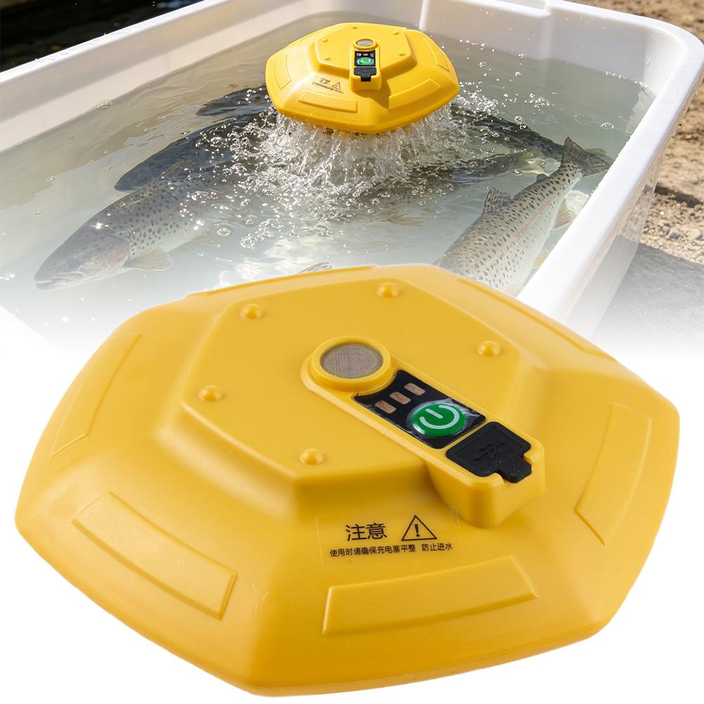 Marine Aquarium Equipment - Przenośna Pływająca Pompa Tlenu do Akwarium,