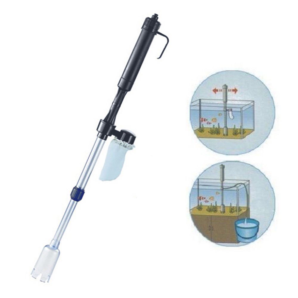 Marine Aquarium Vacuum - Syfon akwariowy na baterie, odkurzacz do