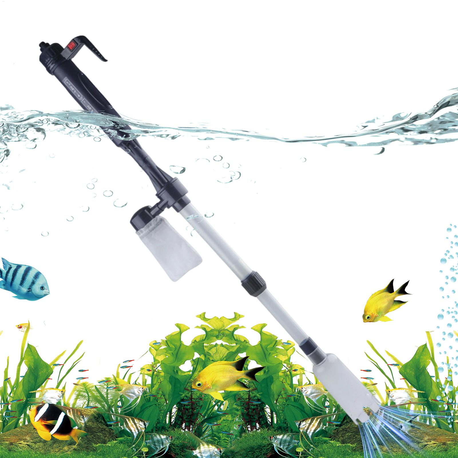 Marine Aquarium Water Change - Odkurzacz do akwarium z regulowanym teleskopowym