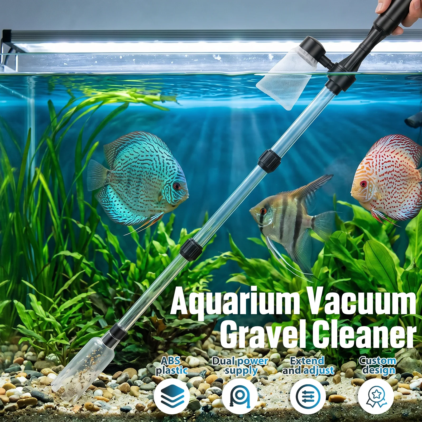 Odkurzacz do żwiru w akwarium  – Marine Aquarium Water Change recenzja i cena