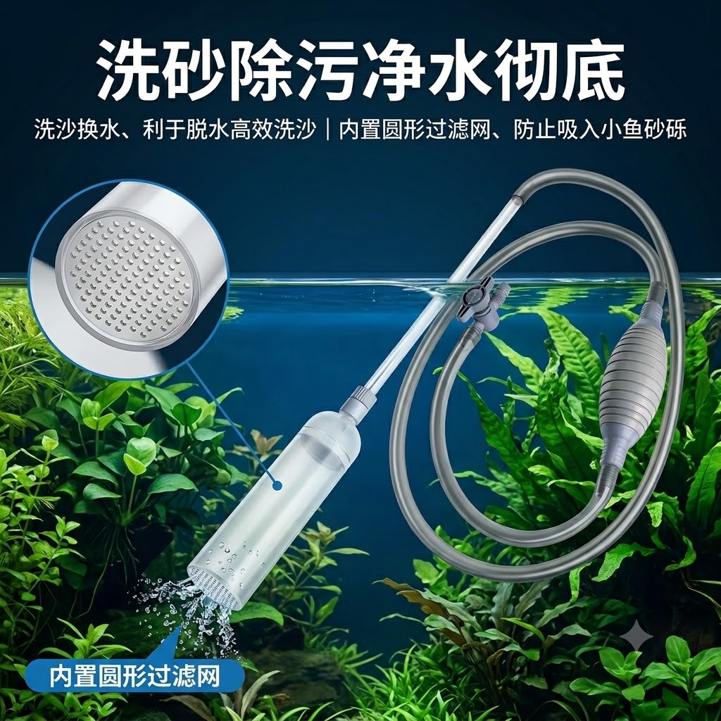 Sifon do akwarium, ręczny odku – Marine Aquarium Water Change recenzja i cena