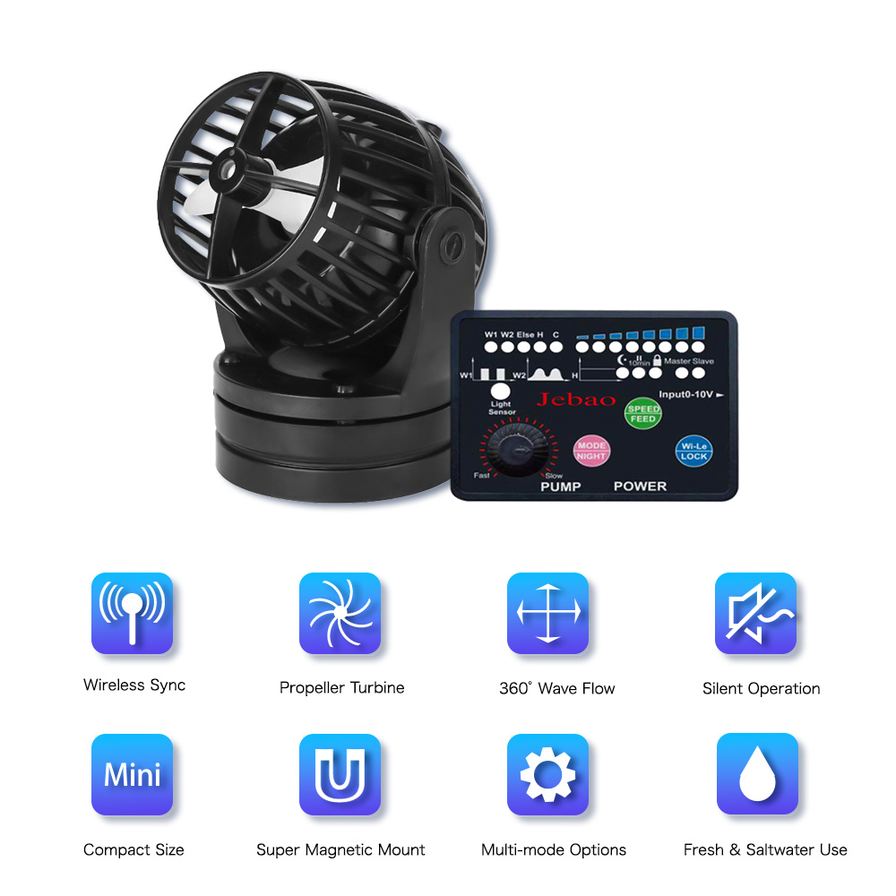 Pompa falująca Jebao Jecod SW- – Marine Aquarium Equipment recenzja i cena