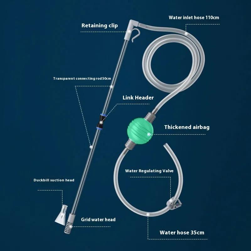 Syfon do czyszczenia żwiru akw – Marine Aquarium Water Change recenzja i cena